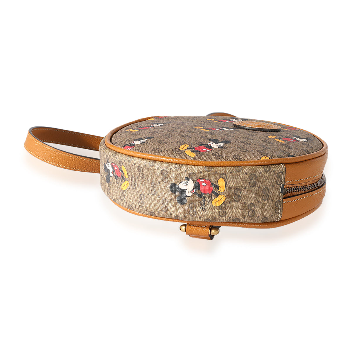 Gucci x Disney Vintage GG Supreme Mickey Mouse Mini Round Backpack | myGemma