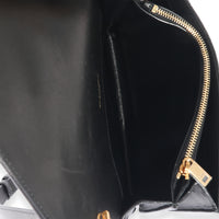 Saint Laurent Black Lambskin Gaby Mini Satchel