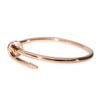 Cartier Juste Un Clou Diamond Bracelet in 18k Rose Gold 0.58 CTW