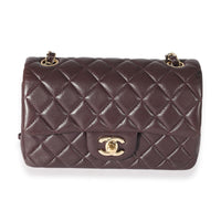 Chanel Purple Quilted Lambskin Rectangular Mini Flap Bag