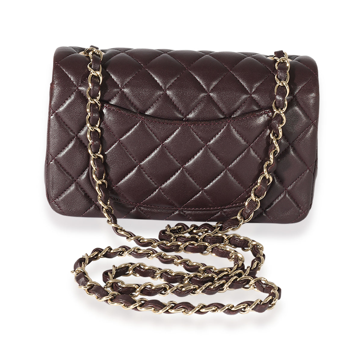 Chanel Purple Quilted Lambskin Rectangular Mini Flap Bag, myGemma, QA