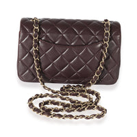Chanel Purple Quilted Lambskin Classic Square Mini Flap Bag, myGemma, SE