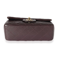 Chanel Purple Quilted Lambskin Rectangular Mini Flap Bag
