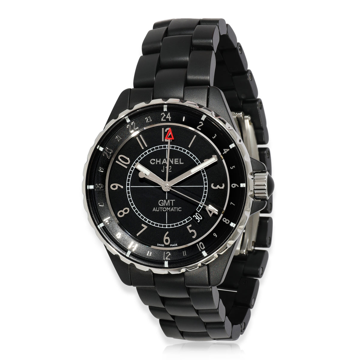 Chanel J-12 GMT H3101 Mens Watch in  Ceramic