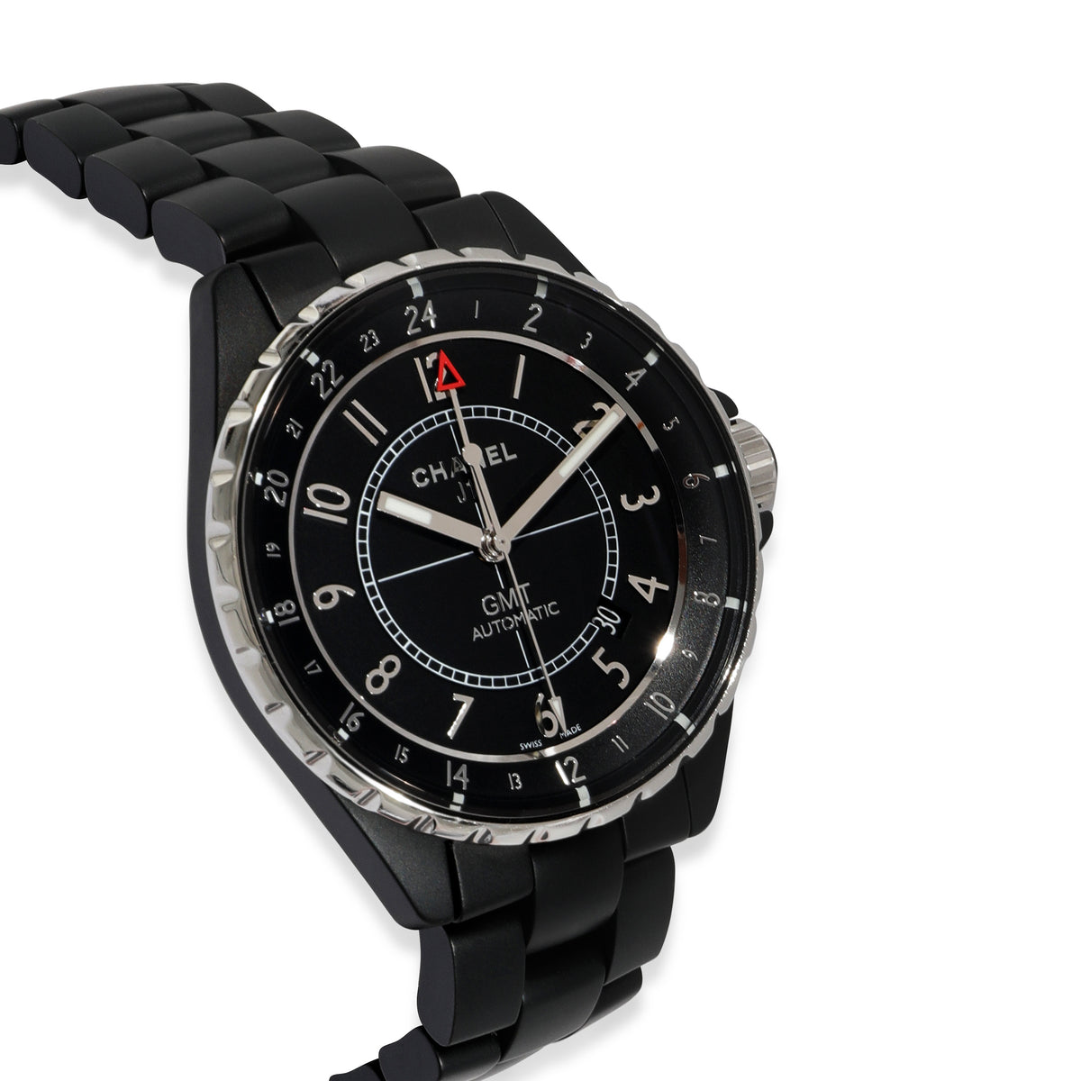 Chanel J-12 GMT H3101 Mens Watch in  Ceramic