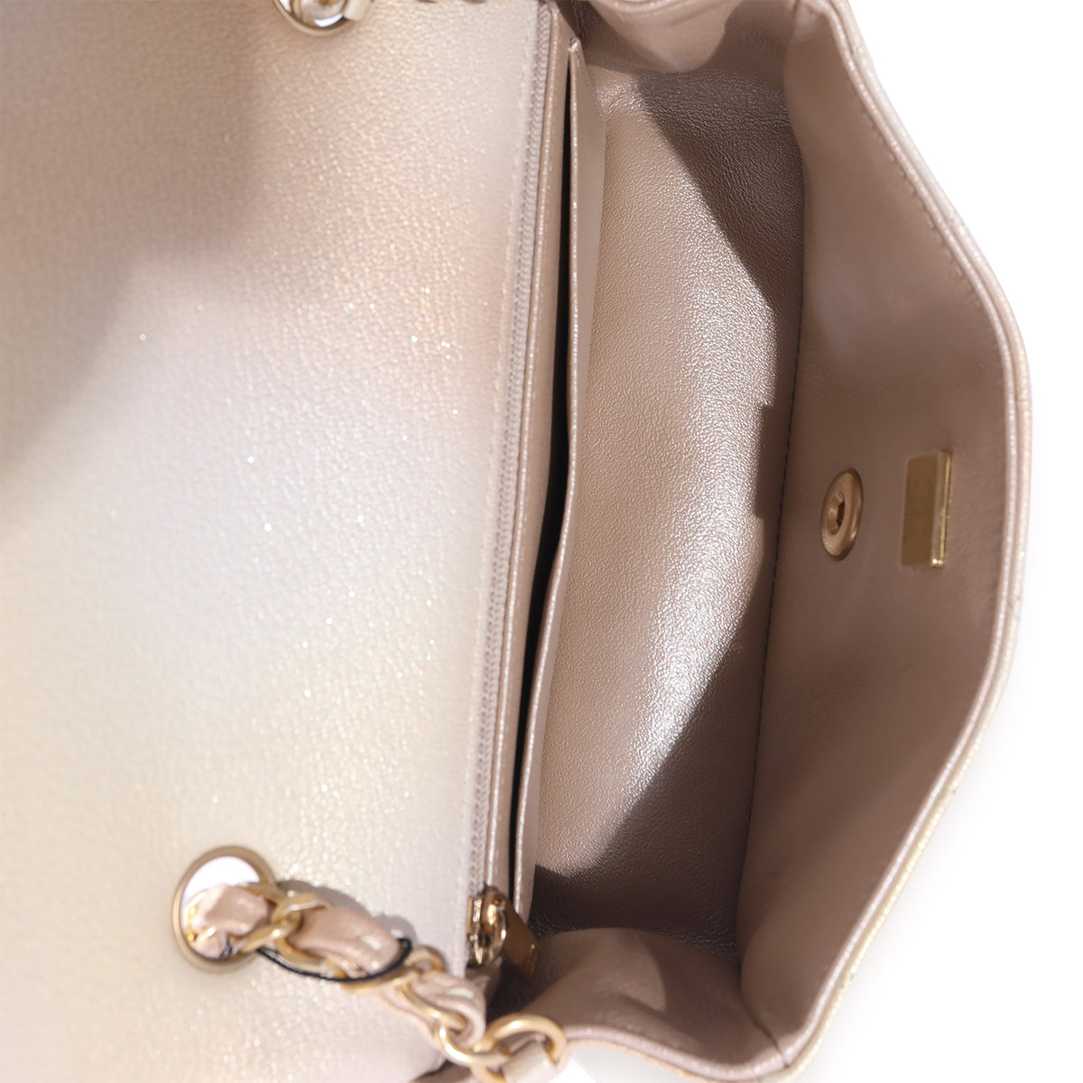 Chanel 22C Metallic Ombre Quilted Lambskin Rectangular Mini Flap Bag