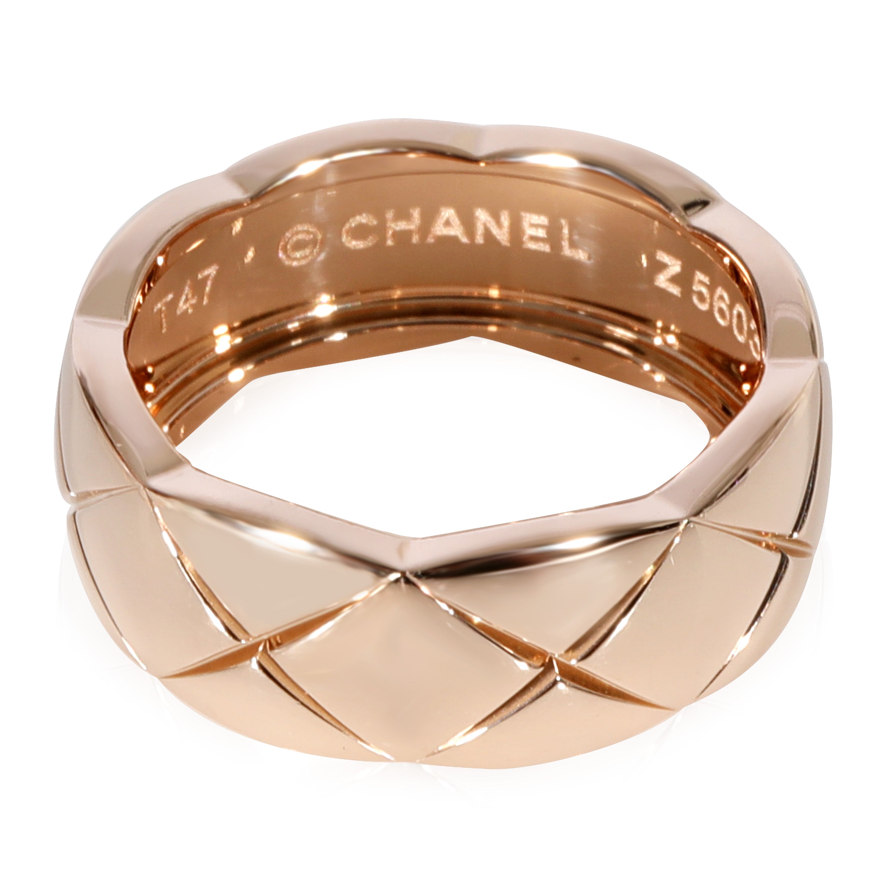 Chanel Coco Crush Ring Large K18Yg #59 J10574 Size 9.5