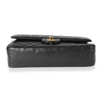 Chanel Black Quilted Lambskin Medium Classic Double Flap Bag