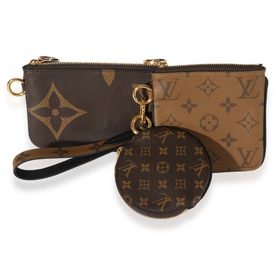 Louis Vuitton Reverse Monogram Giant Trio Pouch