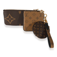 Louis Vuitton Reverse Monogram Giant Trio Pouch