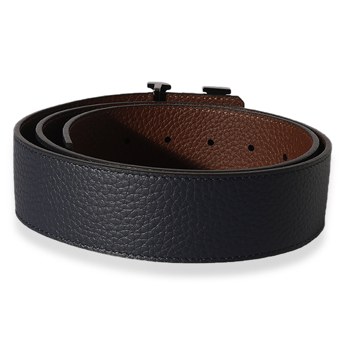 Louis Vuitton Black Leather Tilt Monogram Belt 44/90 - Default Title | Pre-owned & Certified | used Second Hand | Unisex