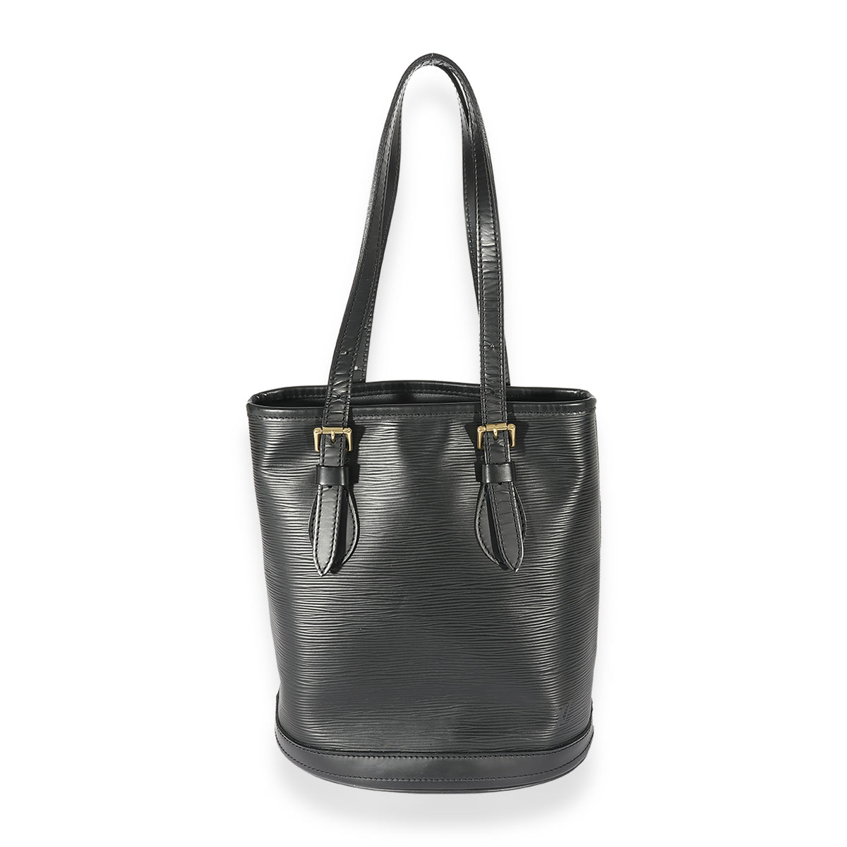 Louis Vuitton Black Epi Leather Petit Bucket Bag – FashionsZila