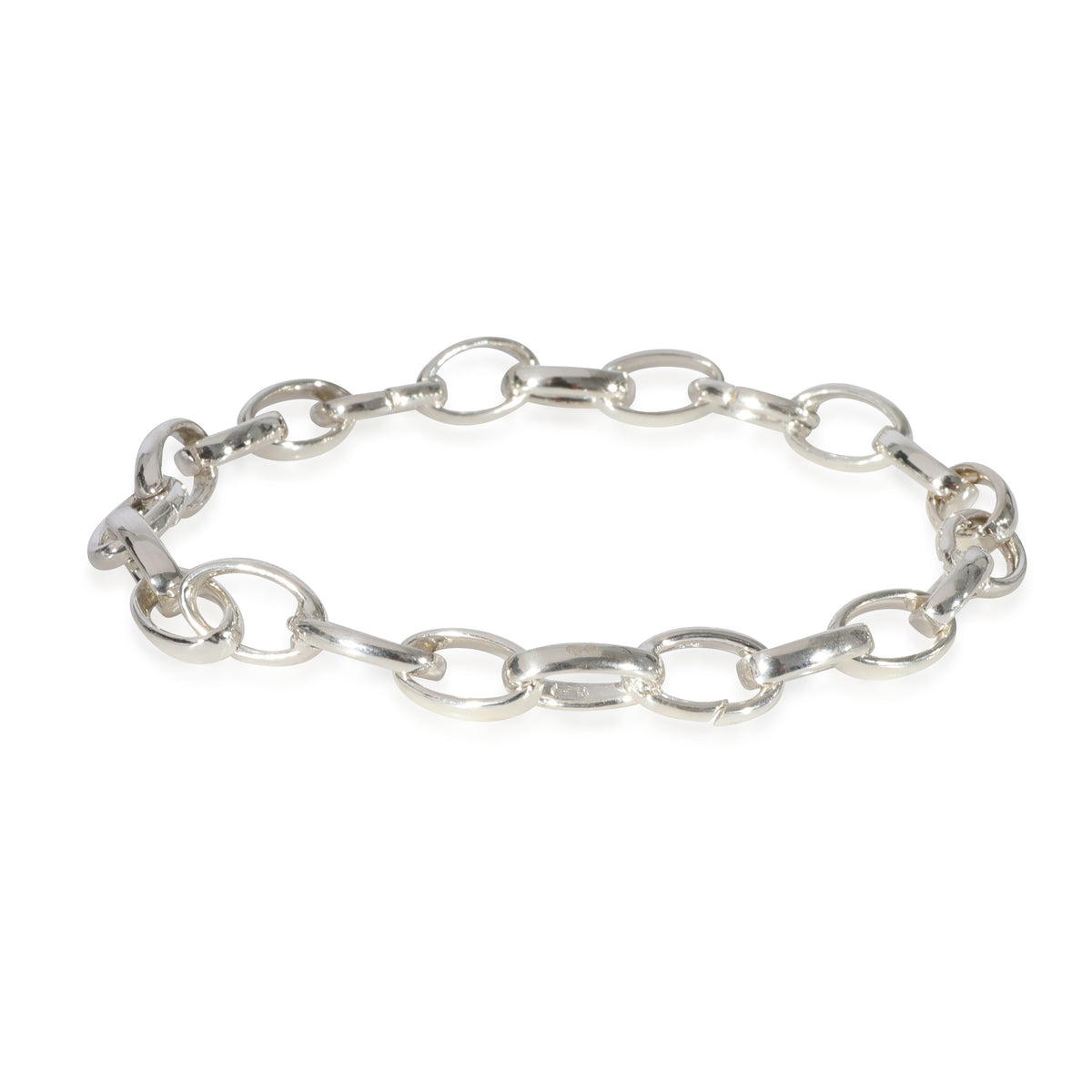 Gucci Oval Link Bracelet in Sterling Silver