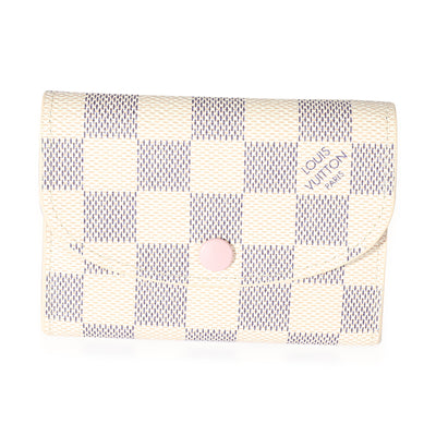 Louis Vuitton Damier Azur Canvas Rosalie Wallet