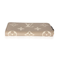 Louis Vuitton Cream Giant Monogram Zippy Wallet