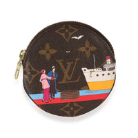 Louis Vuitton Monogram Canvas Illustre Transatlantic Round Coin Purse