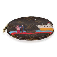 Louis Vuitton Monogram Canvas Illustre Transatlantic Round Coin Purse