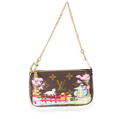 Louis Vuitton Monogram Japanese Garden Mini Pochette Accessories