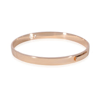 Hermès H dAncre Bracelet in 18k Rose Gold 0.07 CTW