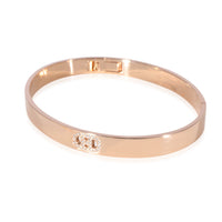 Hermès H dAncre Bracelet in 18k Rose Gold 0.07 CTW