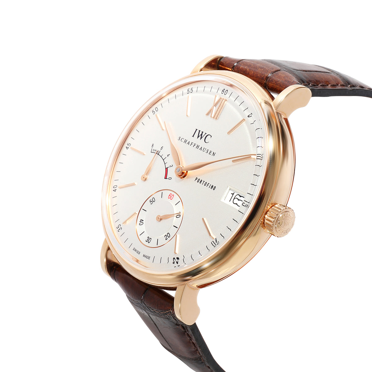 IWC Portofino 8 Day IW510107 Mens Watch in  Rose Gold