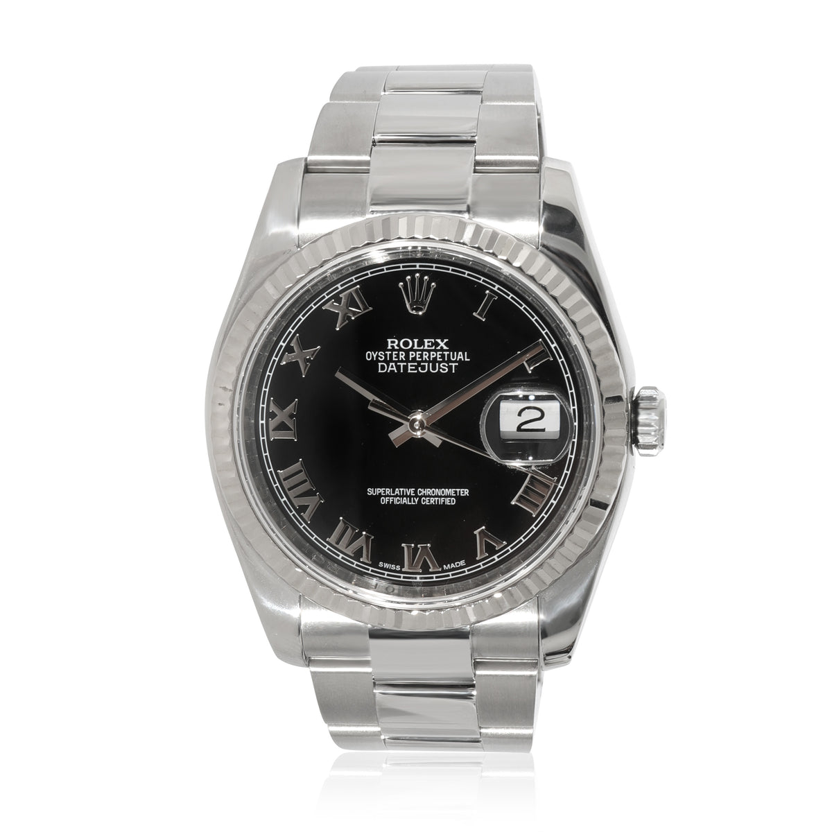 Rolex Datejust 126234 Unisex Watch in 18kt Stainless Steel/White Gold