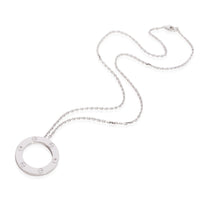 Cartier Love Pendant in 18k White Gold