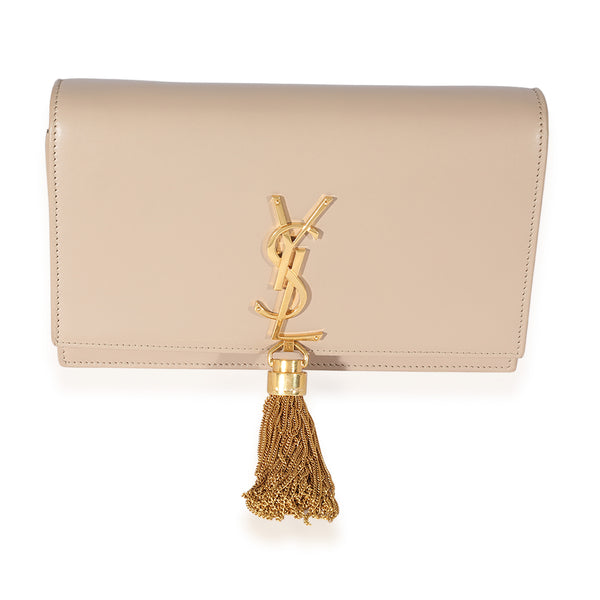 Saint Laurent - Kate Tassel Handbag Nude