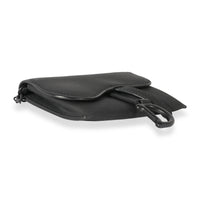 Dior Black Ultra Matte Calfskin Saddle Belt Pouch