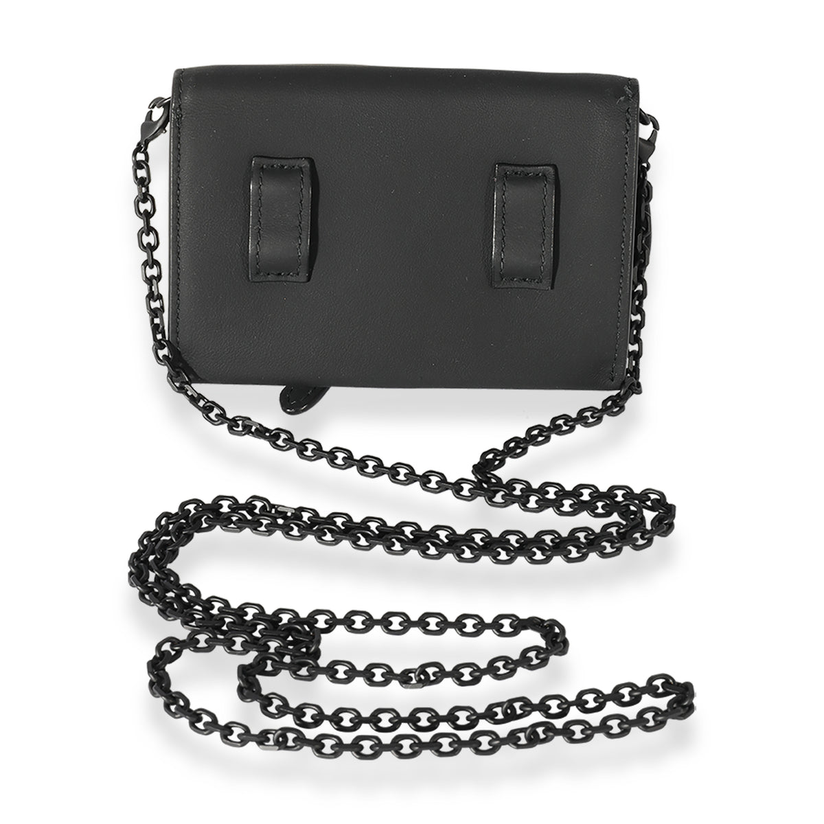 Dior Black Ultra Matte Calfskin Saddle Belt Pouch