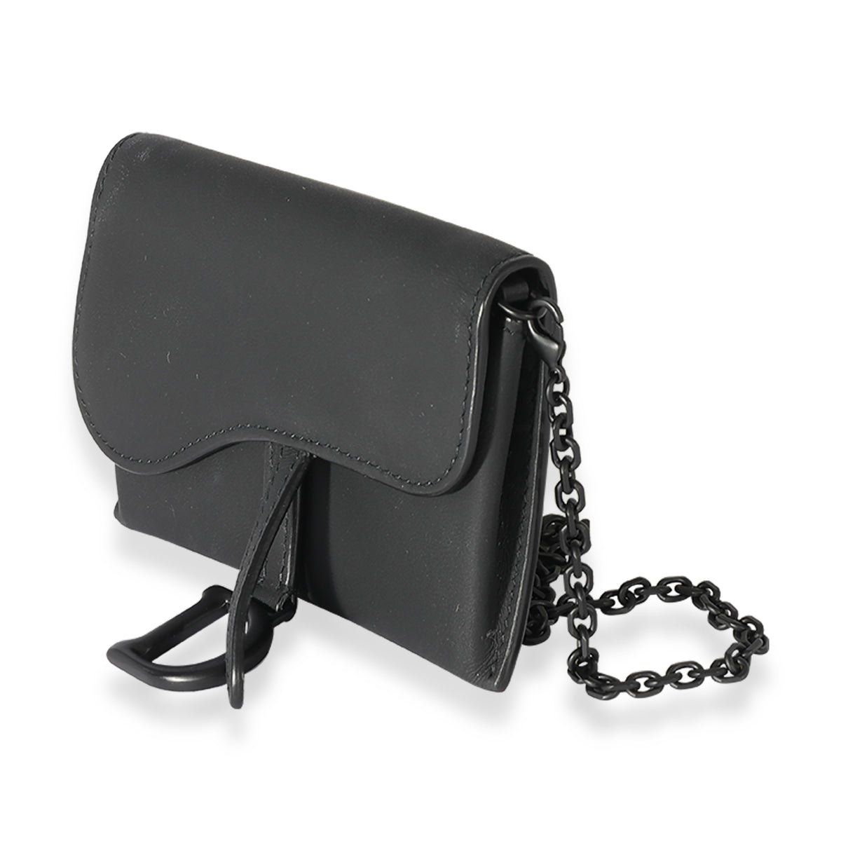 Saddle calfskin hot sale clutch dior