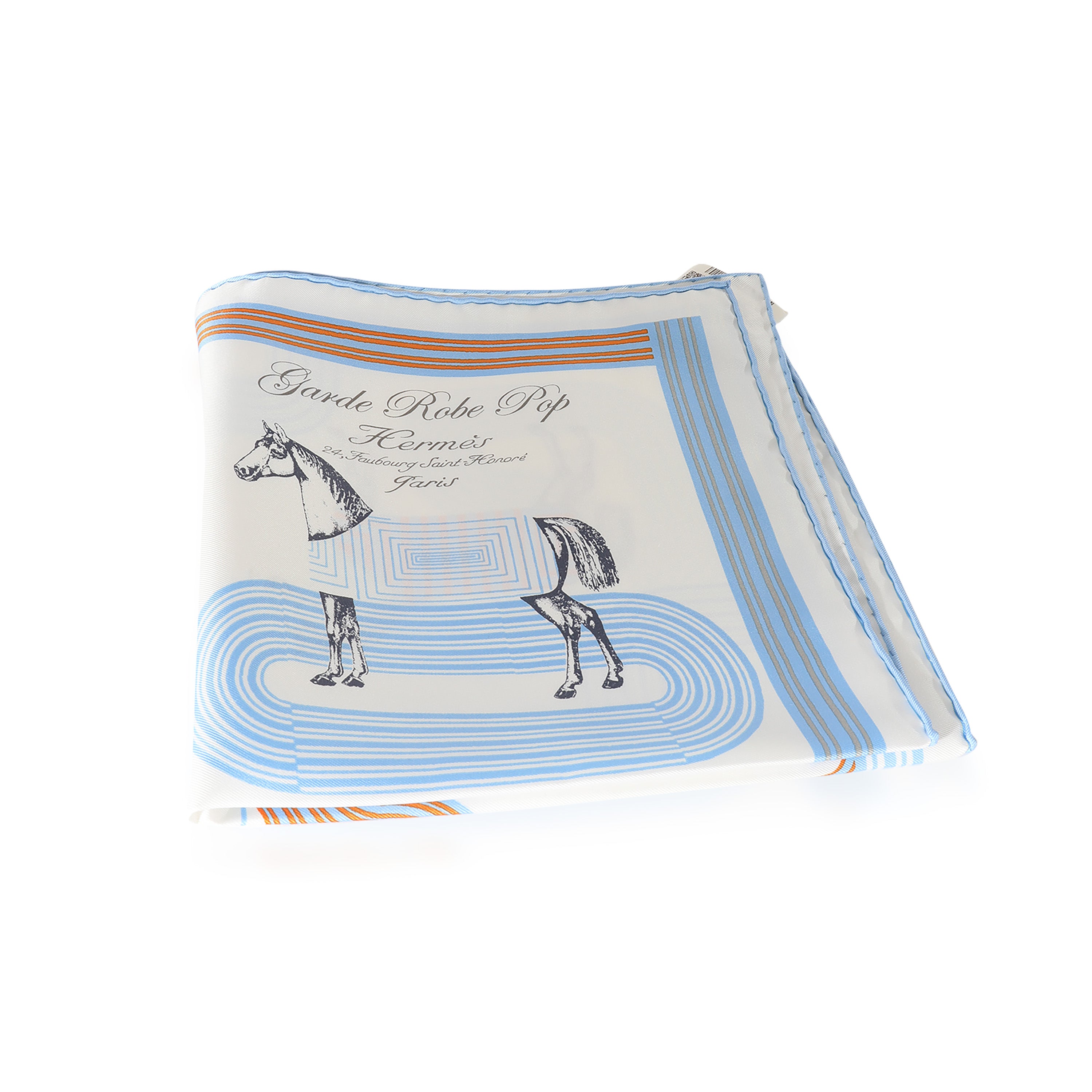 Hermès Multicolor Silk Garde-Robe Pop Detail Scarf 45 | myGemma