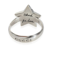 Gucci  Blind For Love Star Ring in Sterling Silver