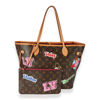 Louis Vuitton Monogram Travel Stickers Neverfull MM myGemma