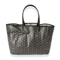 Goyard Black Goyardine Canvas & Black Leather Saint Louis PM