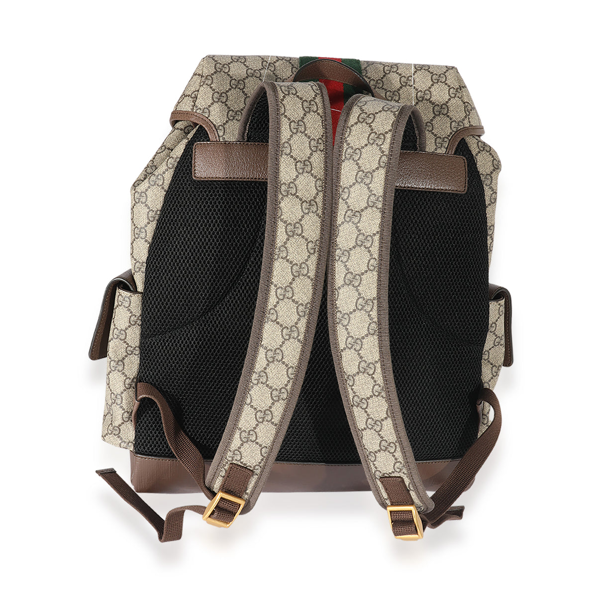 Gucci GG Supreme & Web Medium Backpack