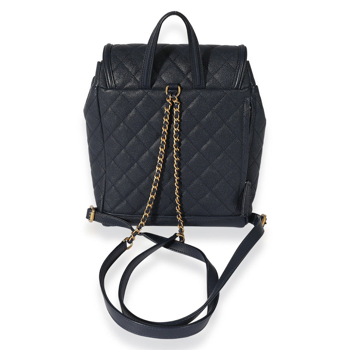 Chanel Navy Caviar Filigree Backpack, myGemma