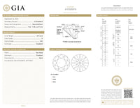 GIA Certified 1.35 Ct Round cut G VS2 Loose Diamond