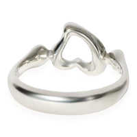 Tiffany & Co. Elsa Peretti Open Heart Mini Ring in Sterling Silver