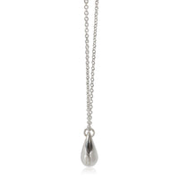 Tiffany & Co. Elsa Peretti Teardrop Pendant in Sterling Silver on a Chain