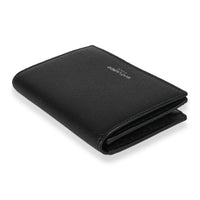 Saint Laurent Black Grain De Poudre Business Card Holder