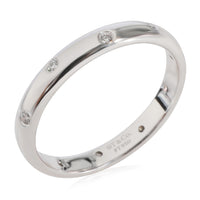 Tiffany & Co. Etoile Diamond Wedding Band in 950 Platinum 0.1 CTW