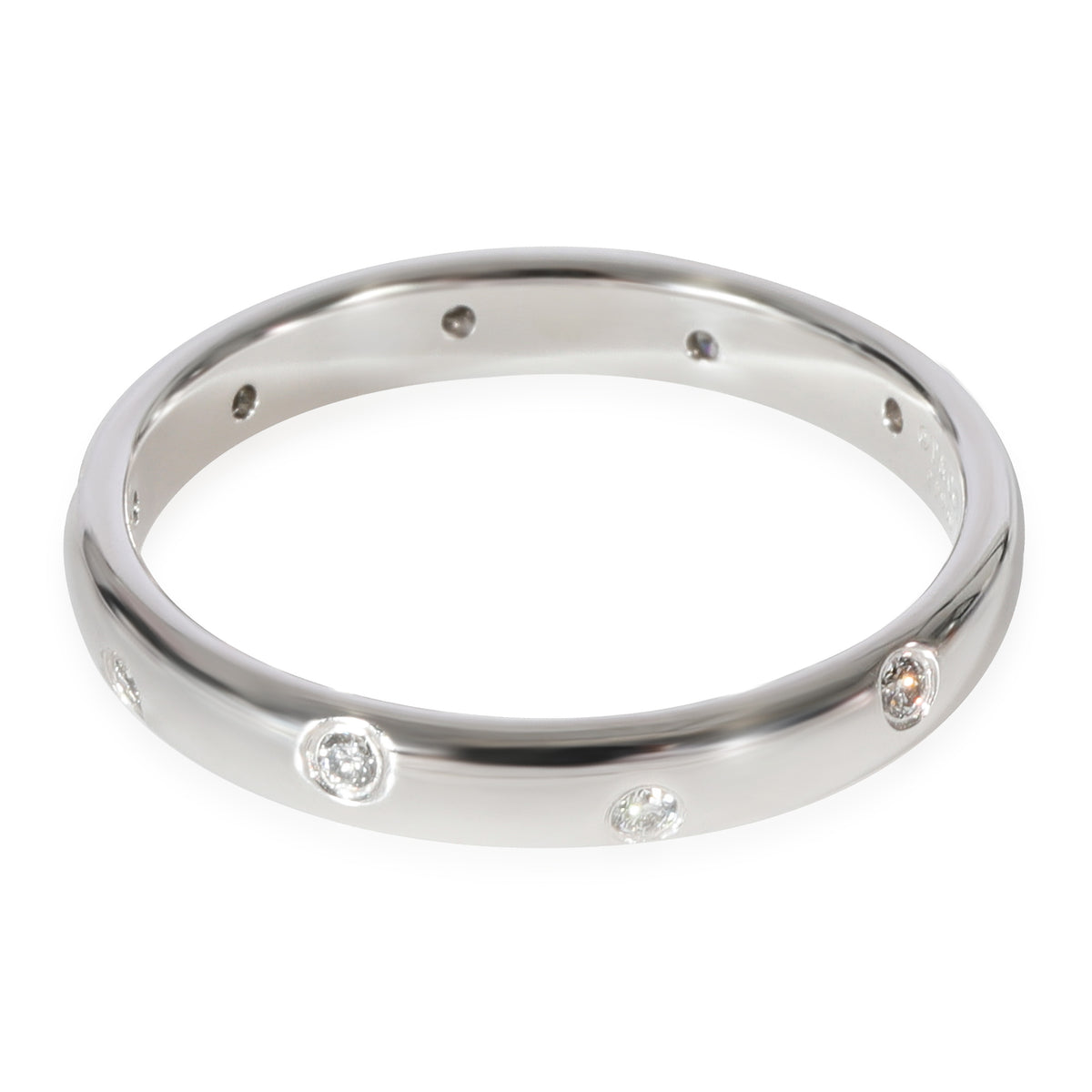 Tiffany & Co. Etoile Diamond Wedding Band in 950 Platinum 0.1 CTW