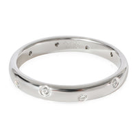 Tiffany & Co. Etoile Diamond Wedding Band in 950 Platinum 0.1 CTW