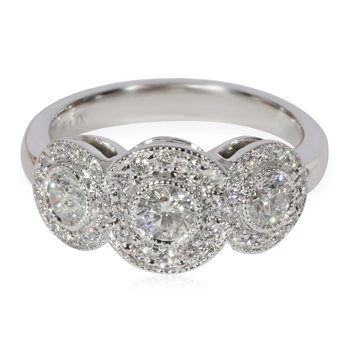 Tiffany & Co. Circlet Diamond Ring in Platinum 0.55 CTW