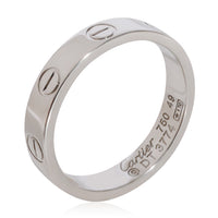 Cartier Love Wedding Band in 18k White Gold