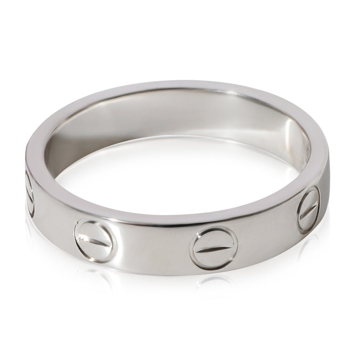 Cartier Love Wedding Band in 18k White Gold