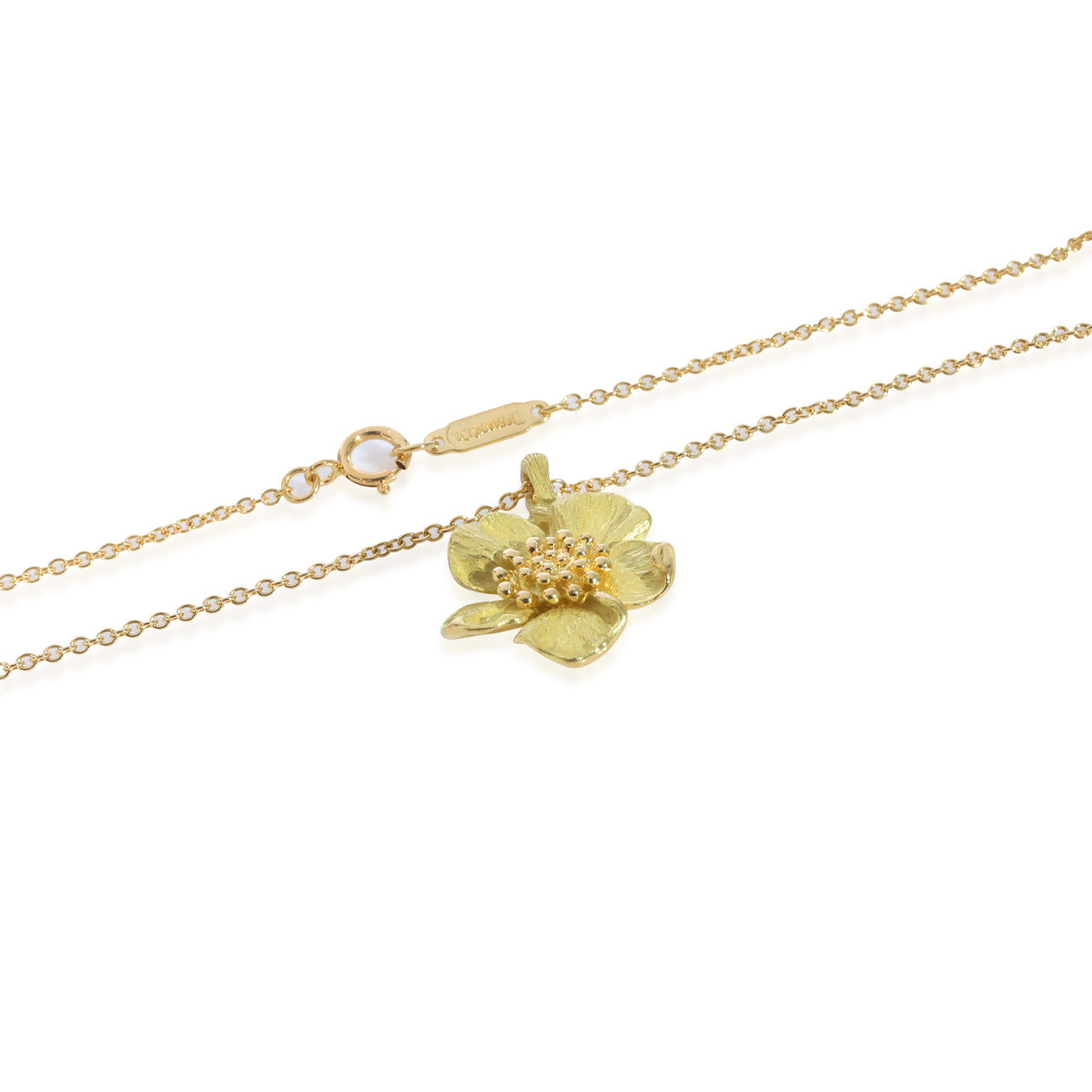 Tiffany & Co. Dogwood Pendant in 18k Yellow Gold