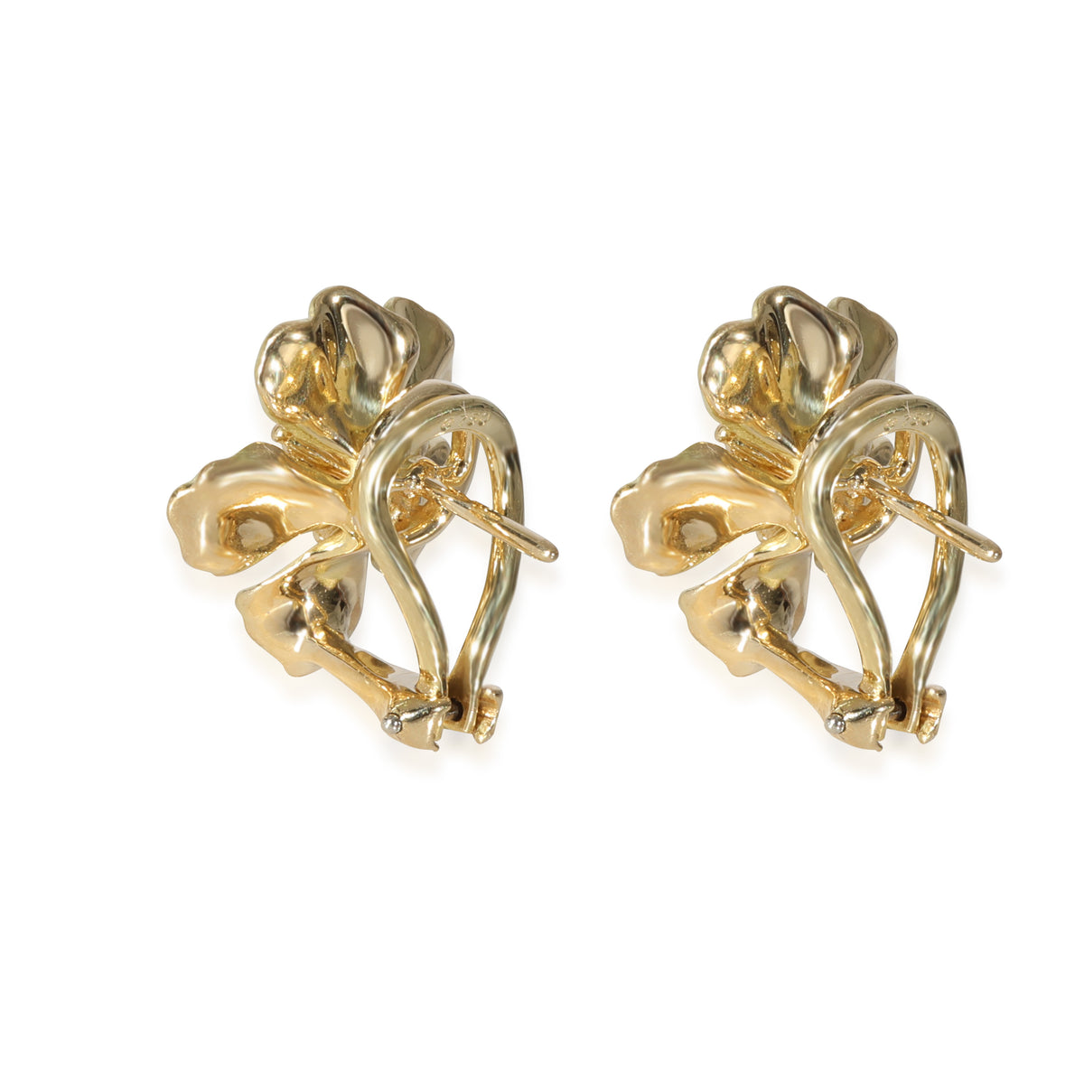 Tiffany & Co. Vintage Dogwood Earrings in 18k Yellow Gold