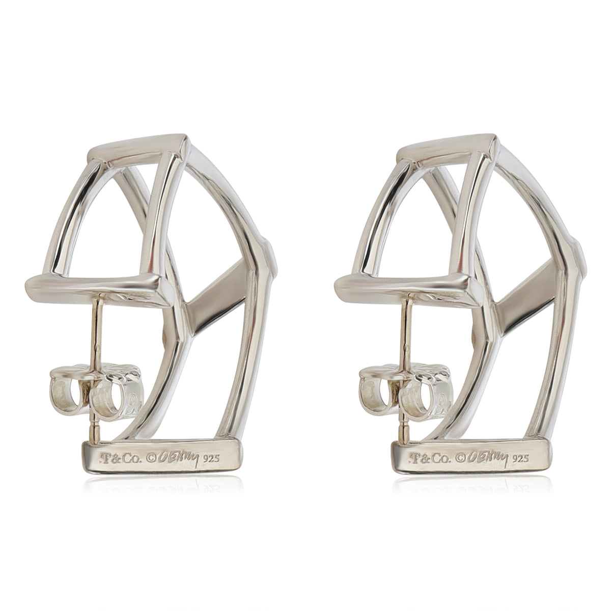 Tiffany & Co. Gehry Hoop Earrings in Sterling Silver